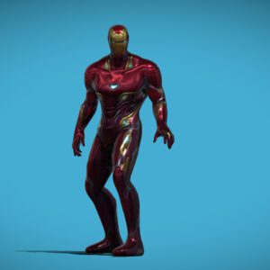 3D Ironman backflip animation