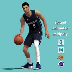 3D Rigged Josh Green Dallas Mavericks NBA