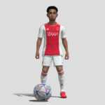 Boy playing football