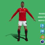 3D Rigged Casemiro Manchester United 2023