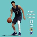 3D Rigged Josh Green Dallas Mavericks NBA