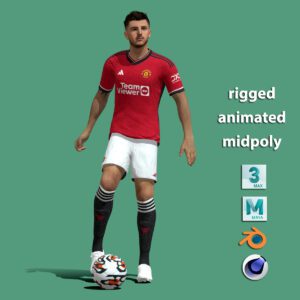 3D Rigged Mason Mount Manchester United