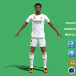 3D Rigged Jude Bellingham Real Madrid 2024