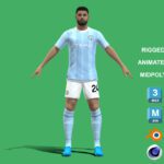 3D Rigged Josko Gvardiol Manchester City 2024