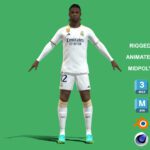 3D Rigged Eduardo Camavinga Real Madrid 2024