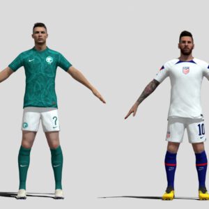 Pack 2 famous footballers