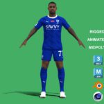 3D Rigged Malcom Al-Hilal 2024