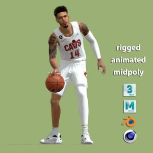 3D Rigged Danny Green Cleveland Cavaliers NBA