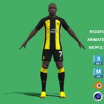 3D Rigged NGolo Kante Al-Ittihad 2024