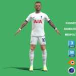 3D Rigged James Maddison Tottenham Hotspur 2024