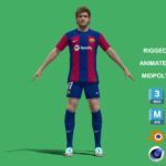 3D Rigged Marcos Alonso Barcelona 2024