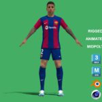 3D Rigged Joao Cancelo Barcelona 2024