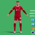 3D Rigged Ben Doak Liverpool 2024