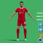 3D Rigged Diogo Jota Liverpool 2024
