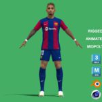 3D Rigged Raphinha Barcelona 2024