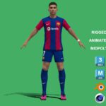 3D Rigged Ferran Torres Barcelona 2024