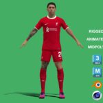 3D Rigged Konstantinos Tsimikas Liverpool 2024