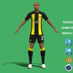 3D Rigged Fabinho Al-Ittihad 2024
