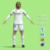 T-pose Rigged Modric Real Madrid 23/24