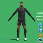 3D Rigged Robert Sanchez Chelsea 2024