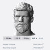 Alisson Becker bust for 3D printing