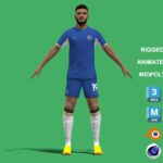 3D Rigged Armando Broja Chelsea 2024