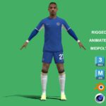 3D Rigged Malo Gusto Chelsea 2024