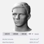 Andrew Robertson bust for 3D printing