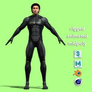 Galaxy suit man