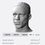 Joe Gomez bust for 3D printing