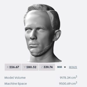 Jordan Henderson bust for 3D printing