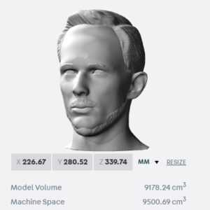 Jordan Henderson bust for 3D printing
