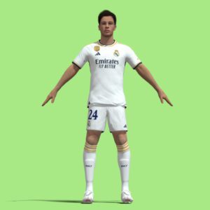 T-Pose Rigged Arda Guler Real Madrid 23/24