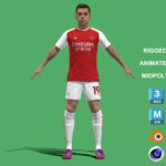 3D Rigged Leandro Trossard Arsenal 2024