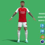 3D Rigged Ben White Arsenal 2024