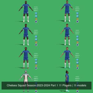 Chelsea Squad Season 2023-2024 Part 1 11 Players
