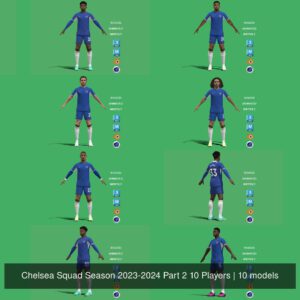Chelsea Squad Season 2023-2024 Part 2 10 Players