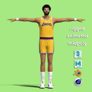 T-Pose Kareem Abdul-Jabbar Los Angeles Lakers