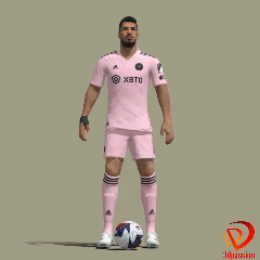 3D Luis Suarez Miami animation