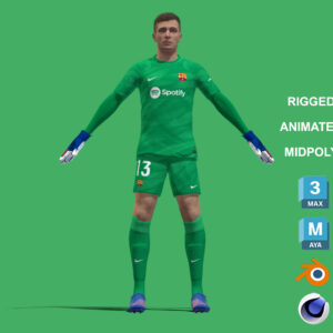 Home 16 3D Rigged Inaki Pena Sotorres Barcelona 2024