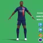 3D Rigged Presnel Kimpembe PSG 2024