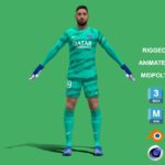 3D Rigged Gianluigi Donnarumma PSG 2024