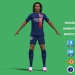 3D Rigged Ethan Mbappé PSG 2024
