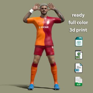 Mauro Icardi ready for 3d print