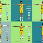 Los Angeles Lakers NBA squad 6 players