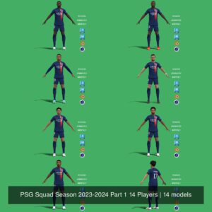 PSG Squad Season 2023-2024 29 Players