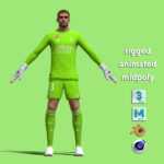 T-Pose Andriy Lunin Real Madrid 23/24
