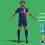 3D Rigged Marquinhos PSG 2024
