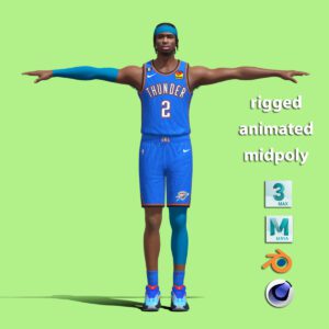 T-Pose Shai Gilgeous-Alexander Oklahoma City Thunder