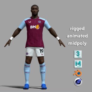 T-Pose Moussa Diaby Aston Villa 23-24